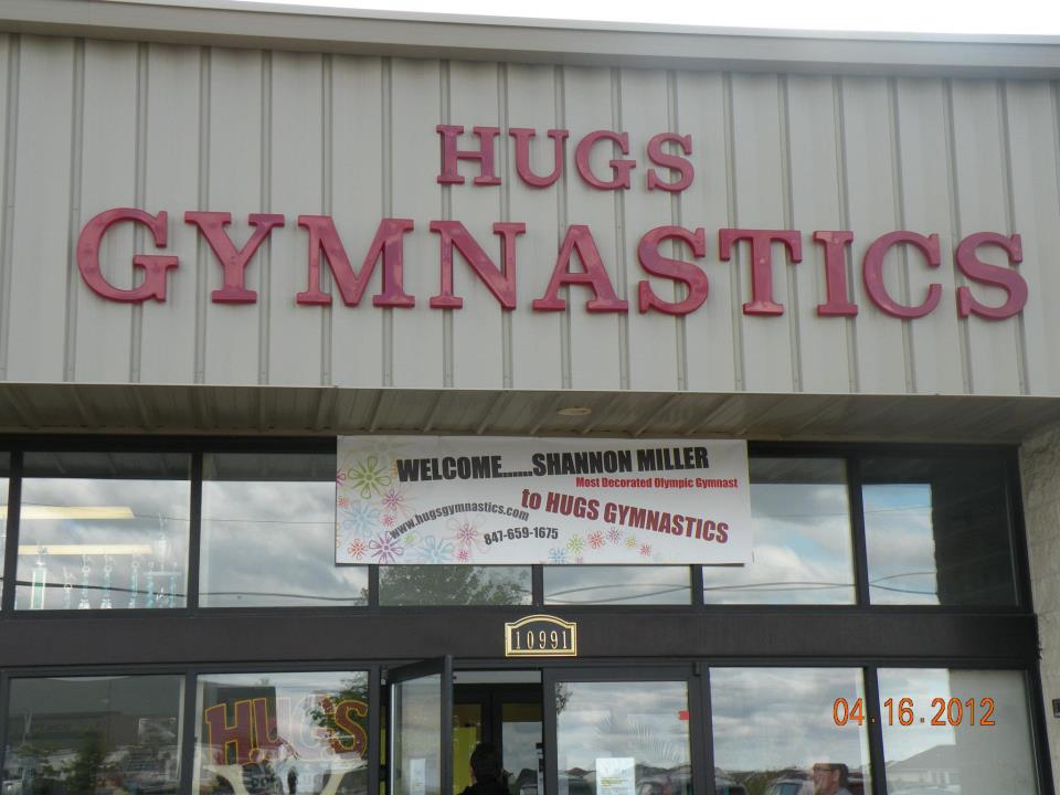 Hugs Gymnastics front entrance gate